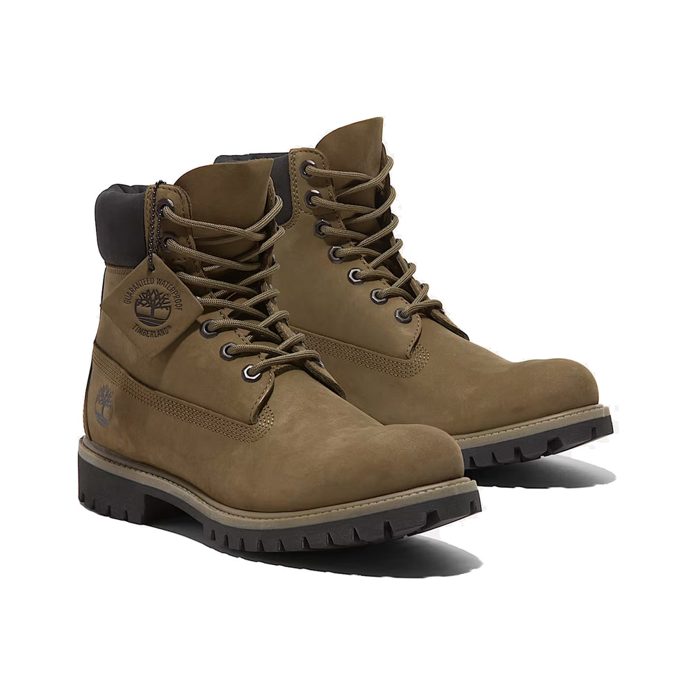 PREMIUM 6-INCH WATERPROOF BOOT OLIVE NUBUCK