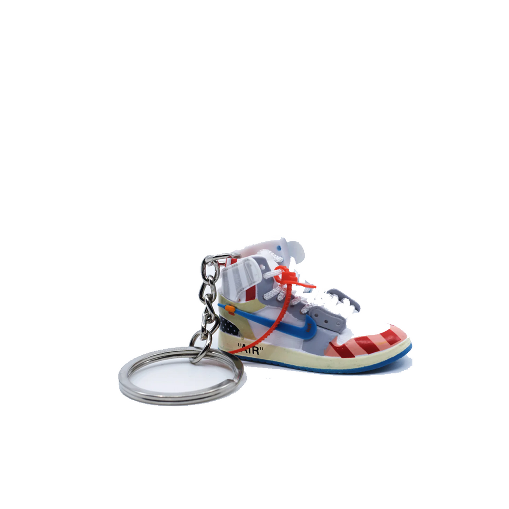 AJ1 OFF WHITE SNEAKER KEYCHAIN