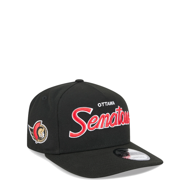 OTTAWA SENATORS NHL NEW ERA 9FIFTY SCRIPT A-FRAME SNAPBACK