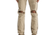 P001 SKINNY COATED SEAM JEANS TAN