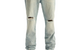 P011 BLEACH SPLATTERS JEANS LIGHT INDIGO