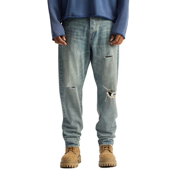 P013 DESTROY TAPERED MID INDIGO