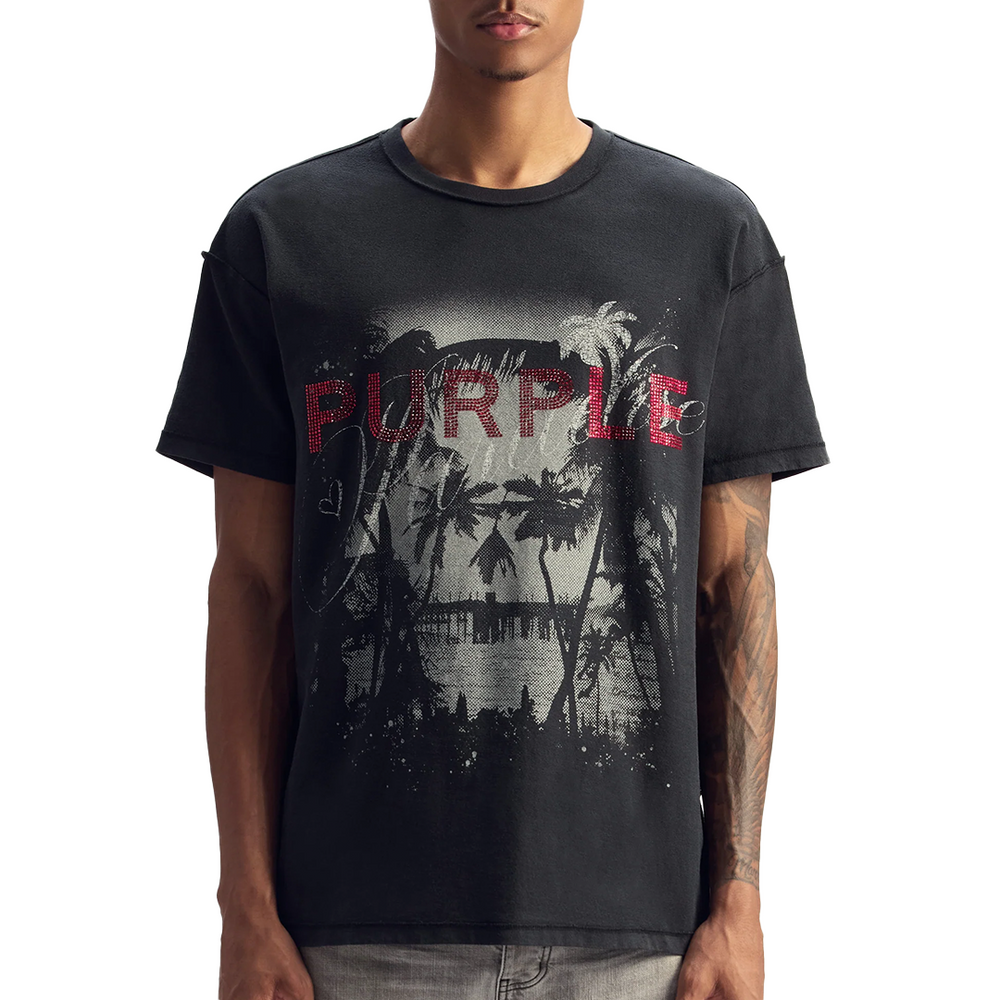SUNSET PARADISE TEE BLACK