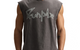 VOLTAGE SCRIPT TANK TOP GRAY