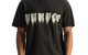 SMUDGED GOTHIC TEE BLACK