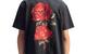 FLOWERS FADE TEE BLACK