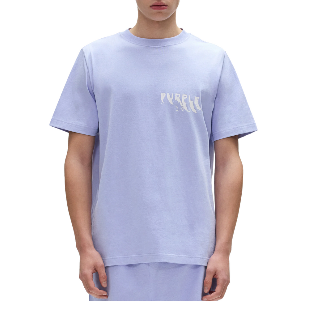 PAINTED WORDMARK TEE LAVENDER