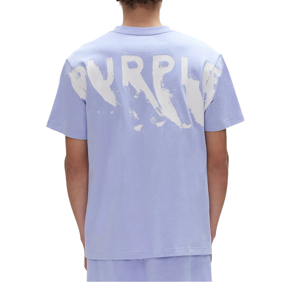 PAINTED WORDMARK TEE LAVENDER