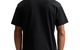 CRYSTAL SLANTED SCRIPT TEE BLACK