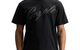 CRYSTAL SLANTED SCRIPT TEE BLACK