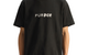 HALF & HALF TEE BLACK