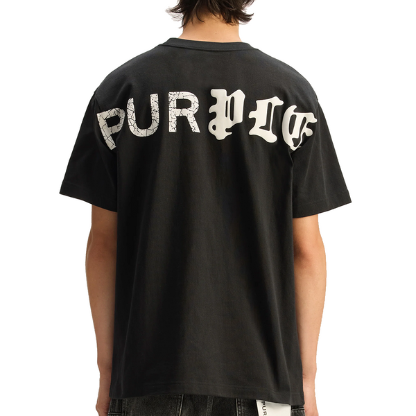 HALF & HALF TEE BLACK