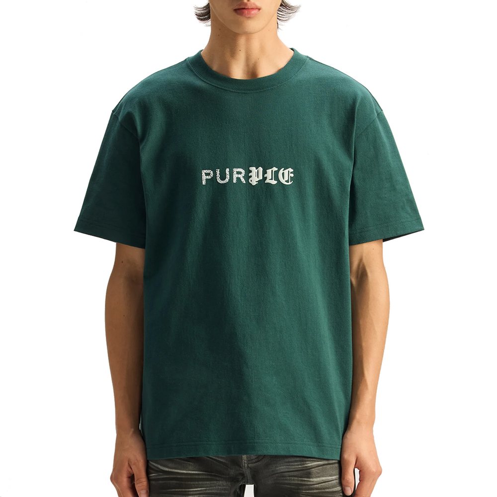 HALF & HALF TEE GREEN