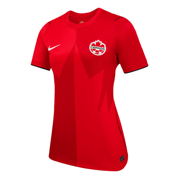 CANADA SOCCER STADIUM HOME WOMEN'S RED JERSEY