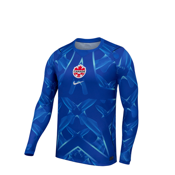 CANADA SOCCER STADIUM GOALKEEPER JERSEY LYON BLUE