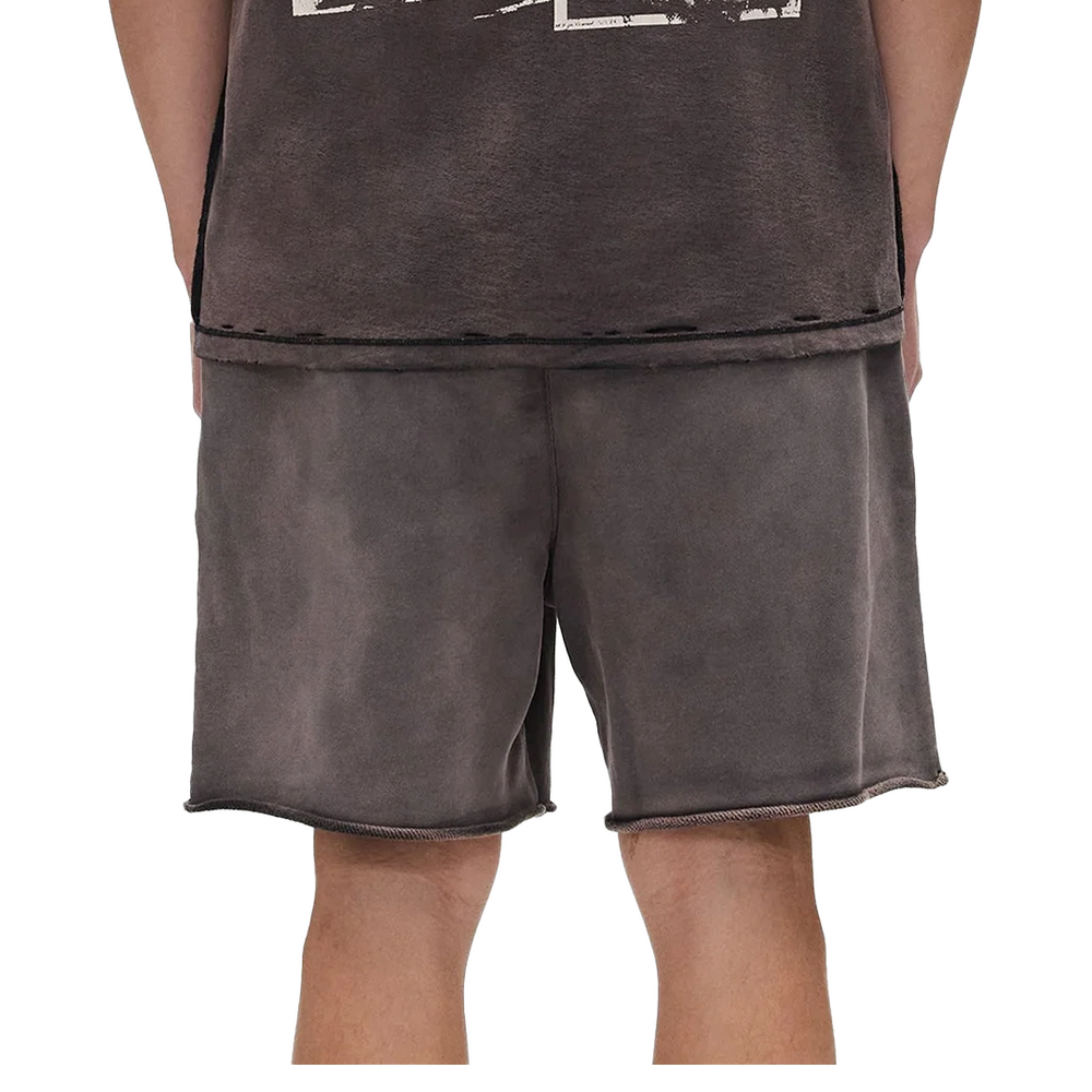 HEAVYWEIGHT FLEECE RAW HEM SHORT