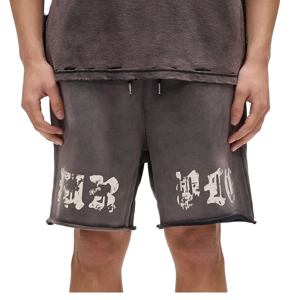 HEAVYWEIGHT FLEECE RAW HEM SHORT