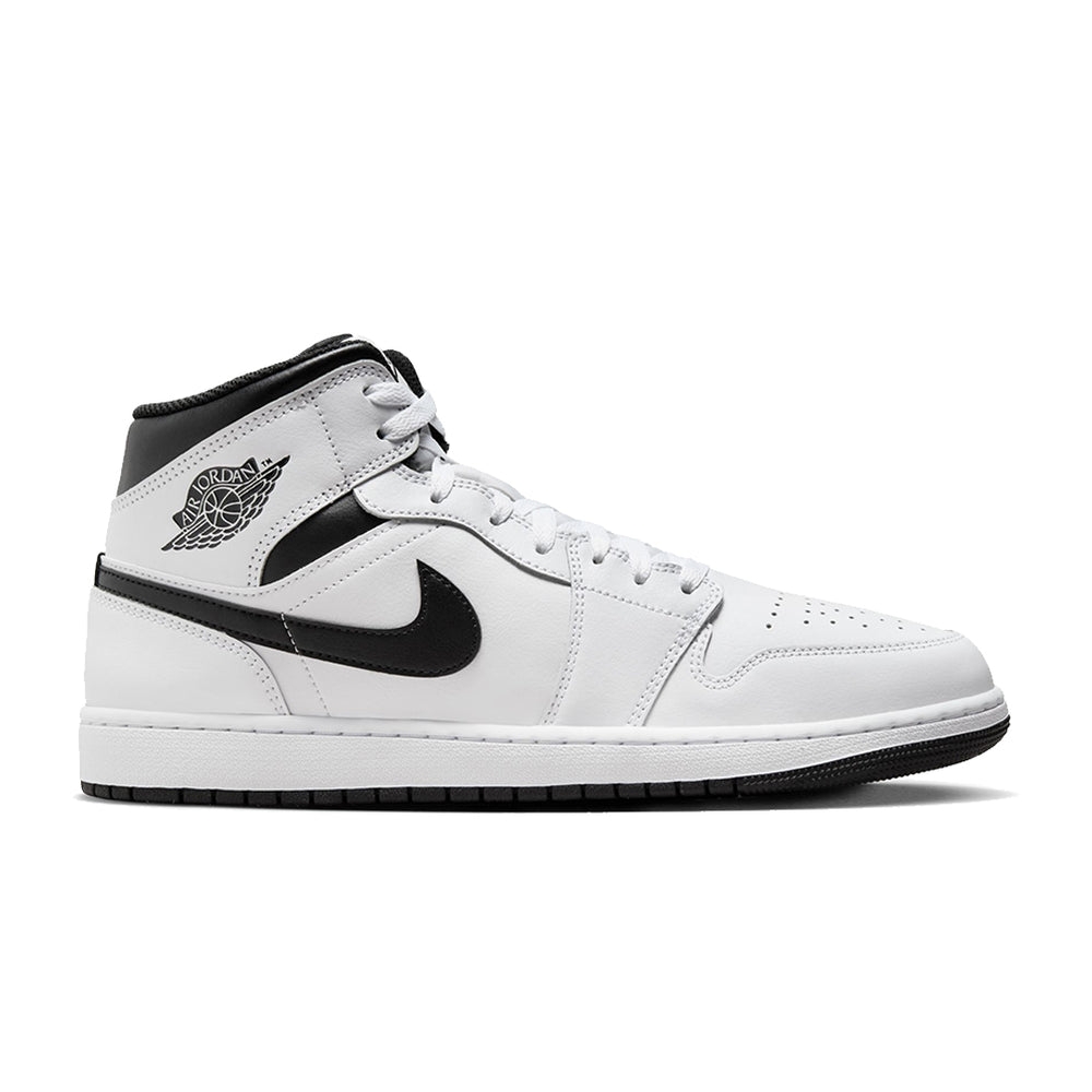 AIR JORDAN 1 MID WHITE/BLACK