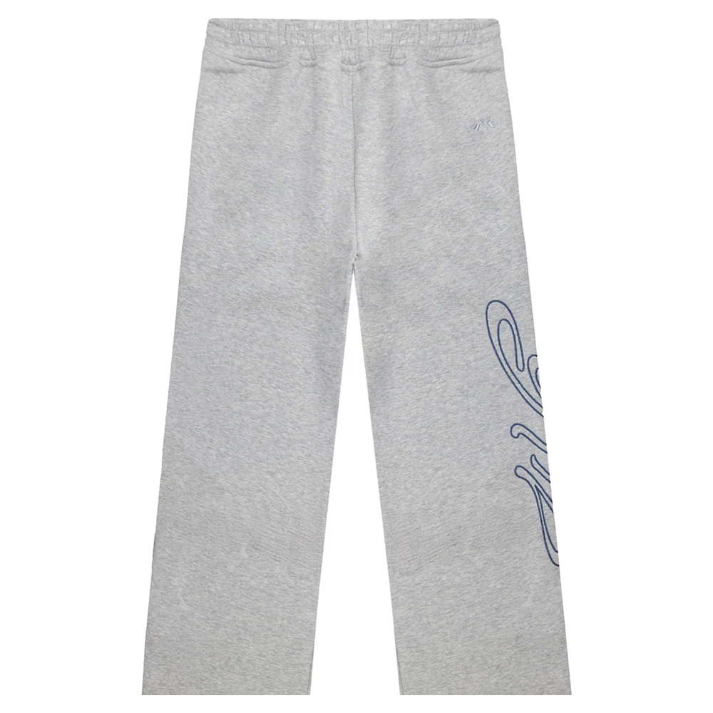 SIGNATURE WIDE PANT LIGHT HEATHER GREY NAVY
