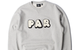 ROUNDED PAR CREW NECK SWEATSHIRT HEATHER GREY