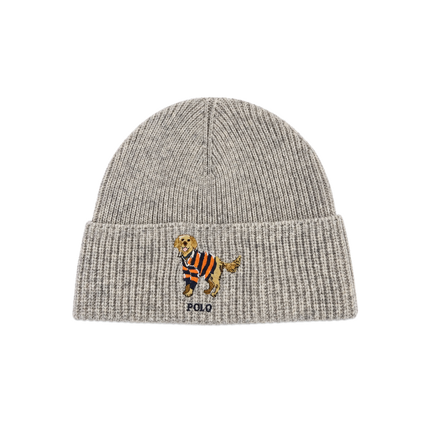 GOLDEN RETREIVER BEANIE LIGHT GREY