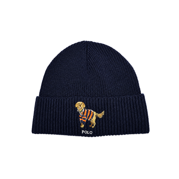GOLDEN RETRIEVER BEANIE NAVY