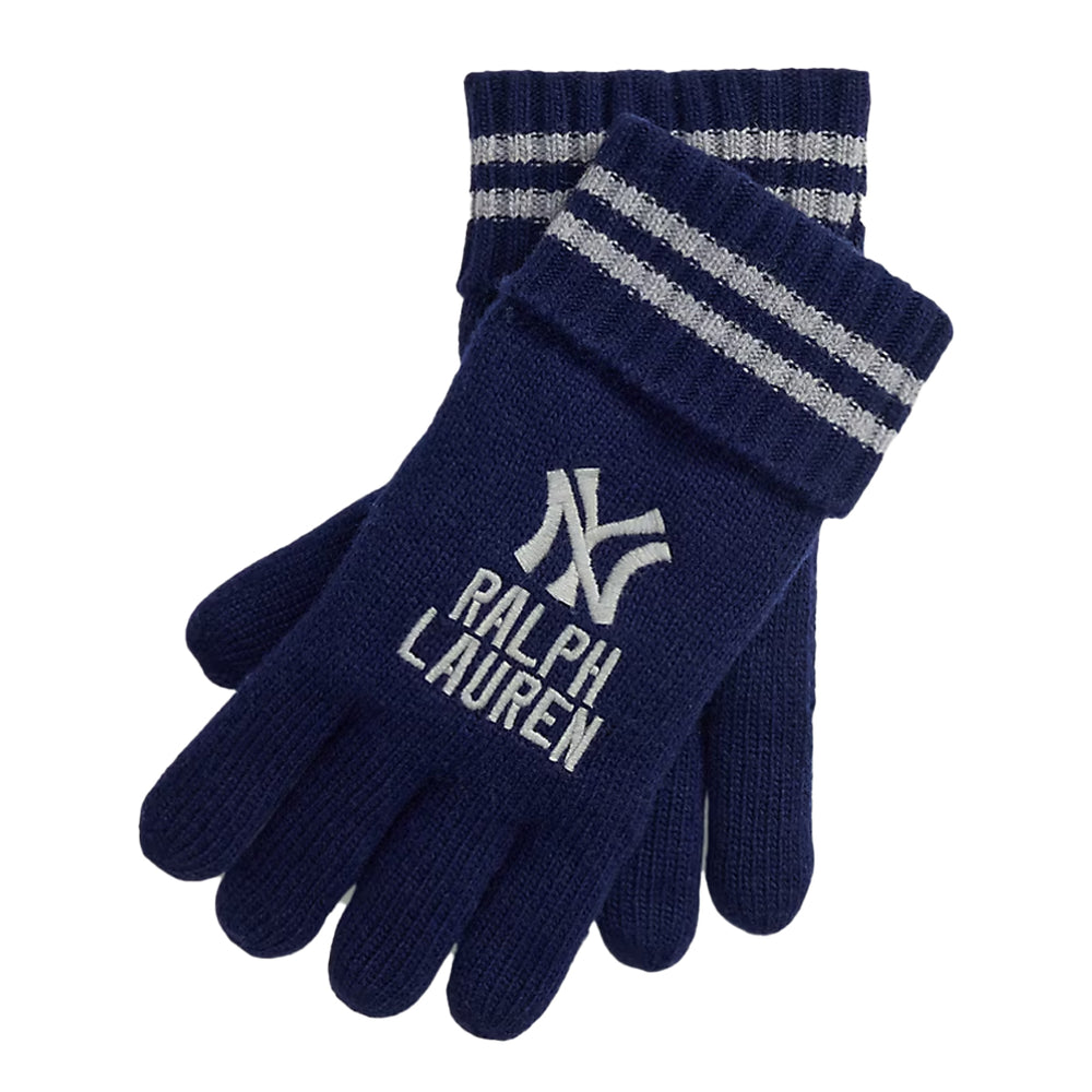 YANKEES FLEECE LINED KNIT GLOVES
