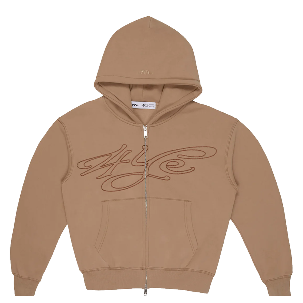 SIGNATURE ZIP HOODIE PEANUT