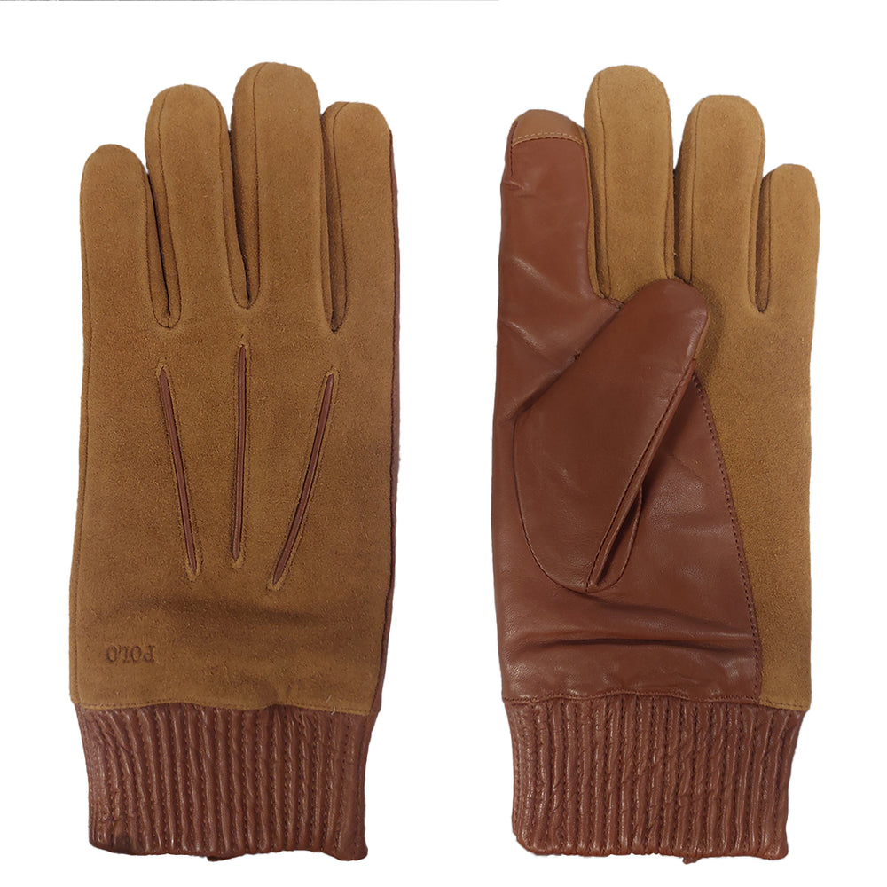 NAPPA PATCH SUEDE GLOVES