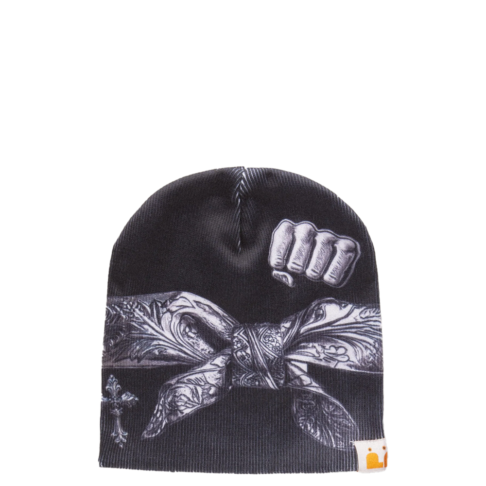 PIN BEANIE BLACK