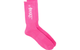 RIBBED LOGO SOCKS PINK