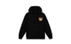 SMILEY INNER PEACE PULLOVER HOODIE WASHED BLACK