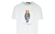 CLASSIC FIT POLO BEAR JERSEY T-SHIRT WHITE