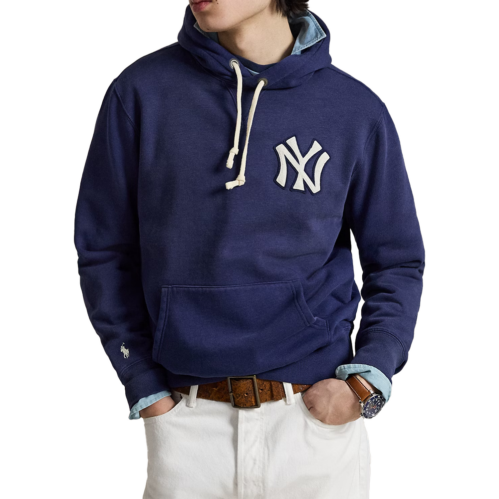 VINTAGE YANKEES HOODIE DARK COBALT