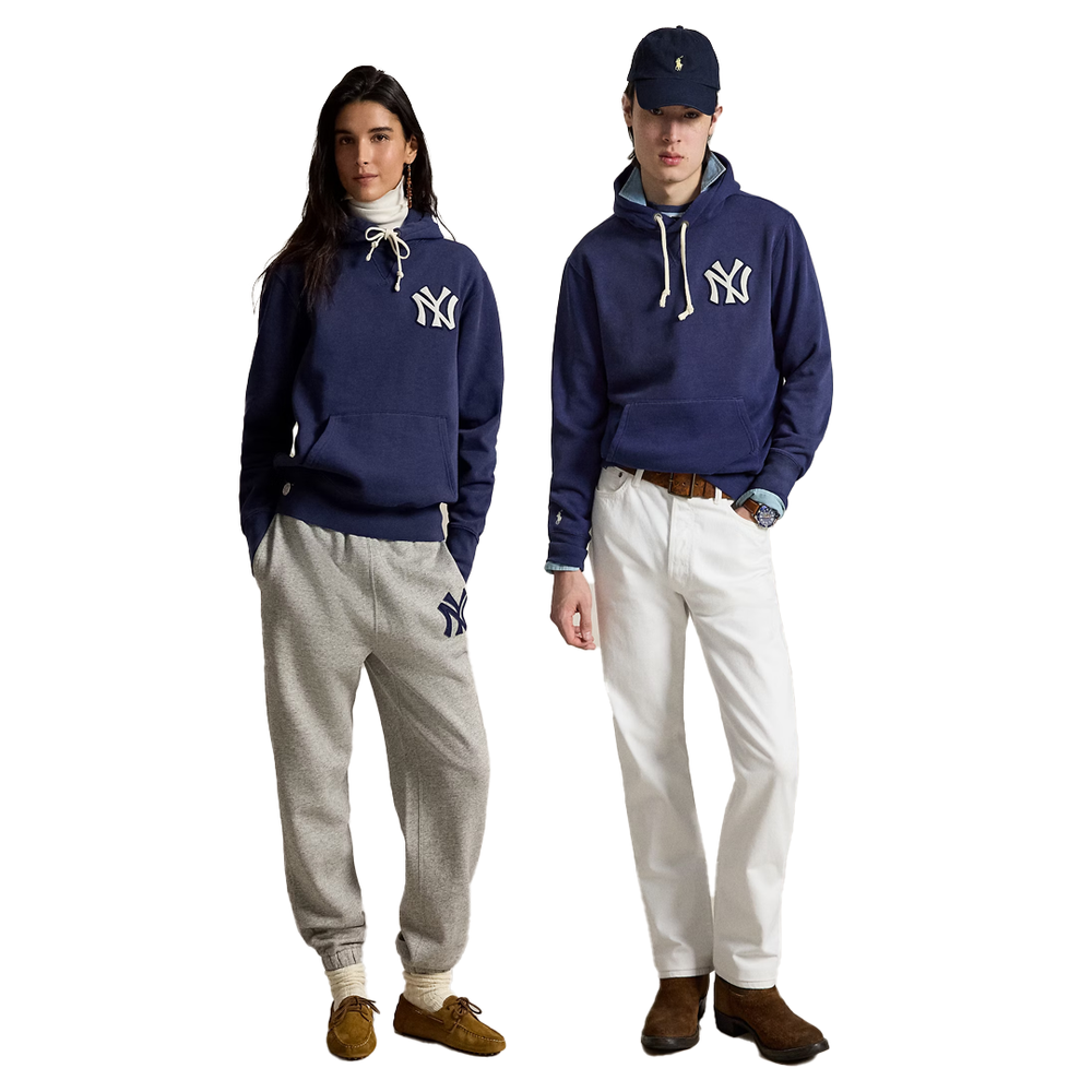 VINTAGE YANKEES HOODIE DARK COBALT