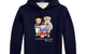 POLO BEAR FAMILY FLEECE HOODIE NAVY