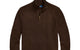 MERINO QUARTER ZIP WOOL SWEATER NBROWN