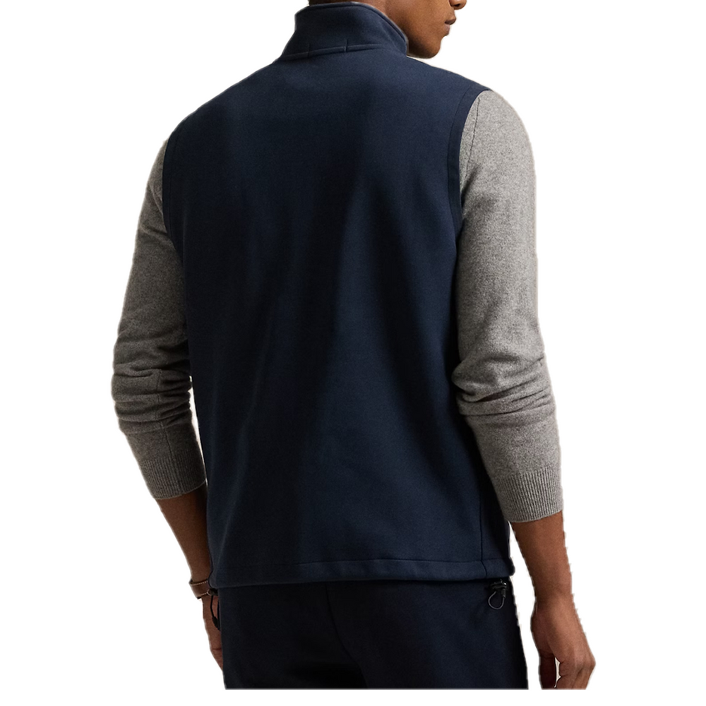 DOUBLE-KNIT VEST NAVY