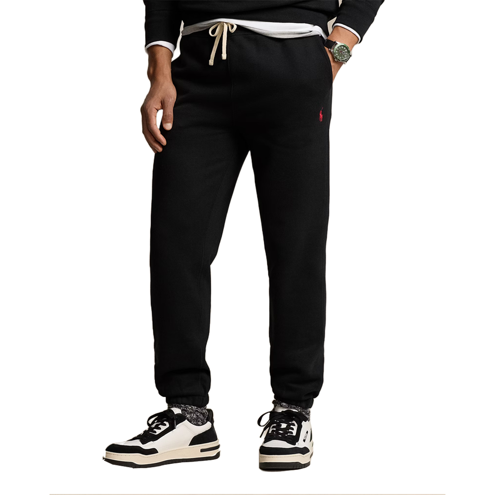 THE RL FLEECE SWEATPANT BLACK NRML