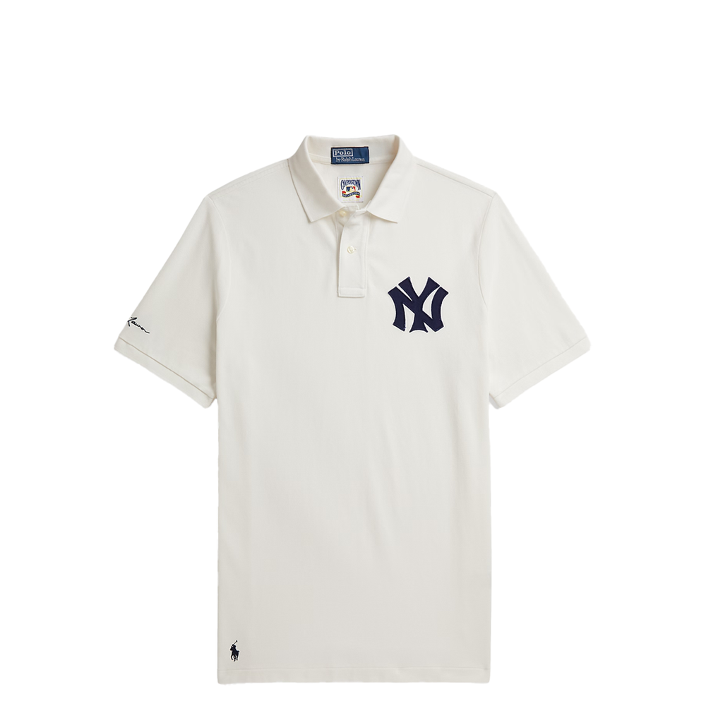 YANKEES POLO SHIRT DECKWASH WHITE – NRML YANKEES POLO SHIRT DECKWASH WHITE – NRML