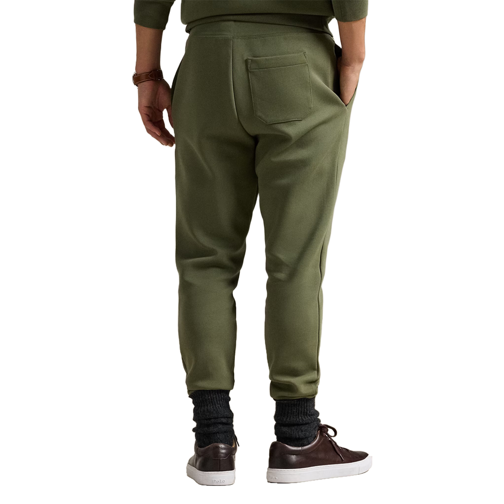 LEATHER PONY DOUBLE KNIT JOGGER PANT THERMAL GREEN