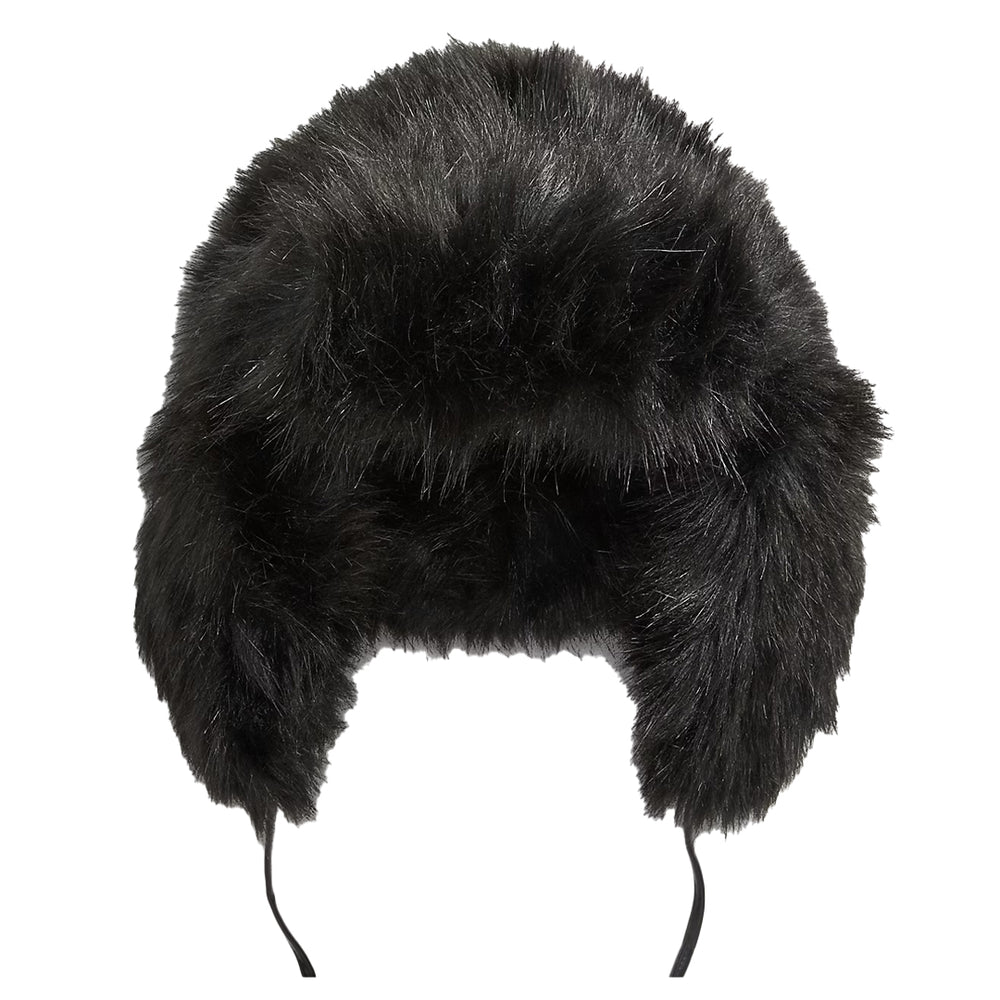 FAUX FUR TRAPPER HAT