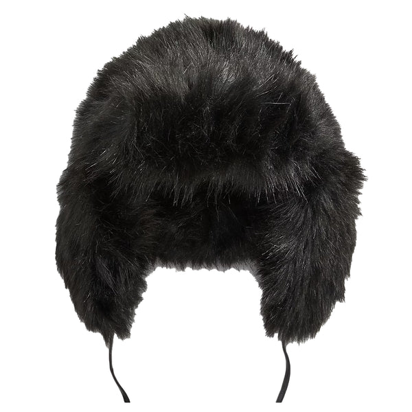 FAUX FUR TRAPPER HAT