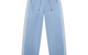 PIN TUCK TRACK PANT BLUE/OFF WHITE