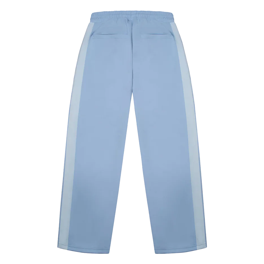 PIN TUCK TRACK PANT BLUE/OFF WHITE