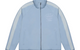 PIN TUCK TRACK TOP BLUE/OFF WHITE