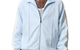 PIN TUCK TRACK TOP BLUE/OFF WHITE
