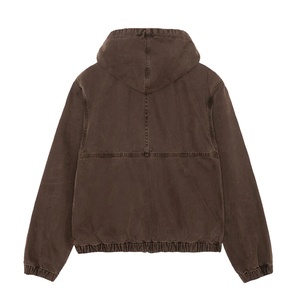 WORK JACKET UNLINED CANVAS BROWN