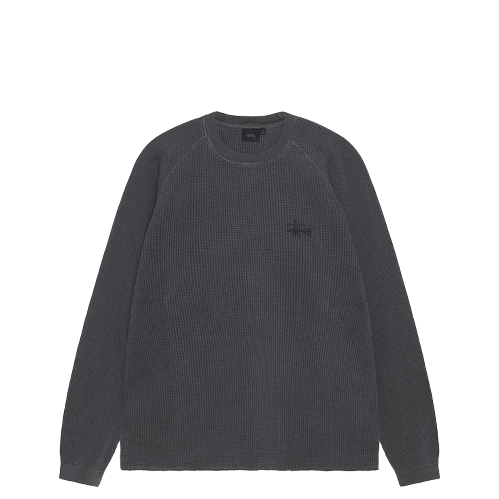 RAGLAN THERMAL WASHED BLACK