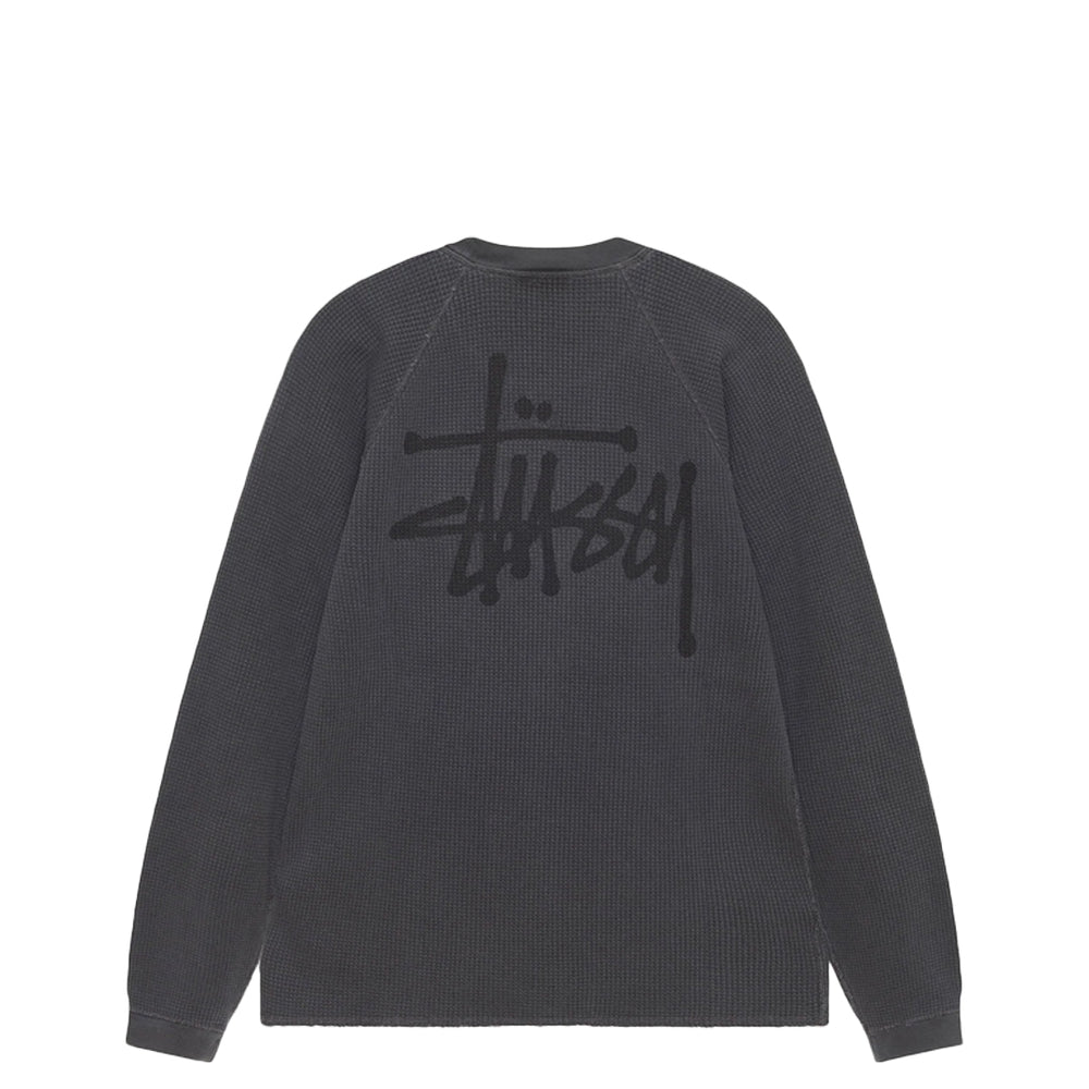 RAGLAN THERMAL WASHED BLACK